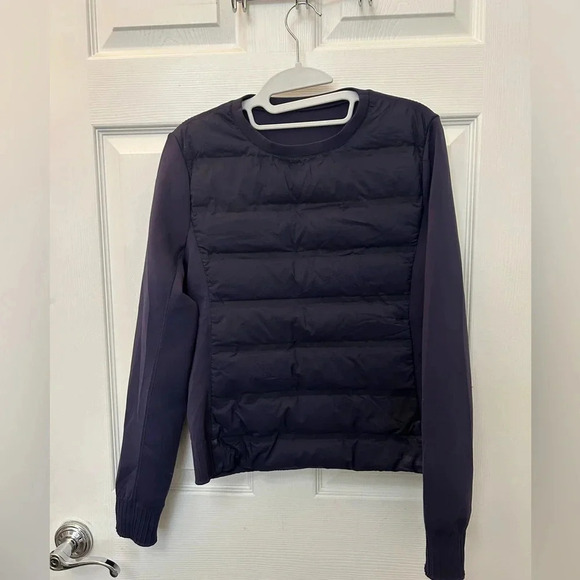 ! Lululemon Down & Around Crew Midnight Navy sz 6 - Picture 4 of 7